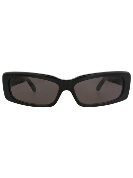 New Balenciaga Unisex Square/Rectangle Black Black Grey Fashion Designer Sunglas main image 5